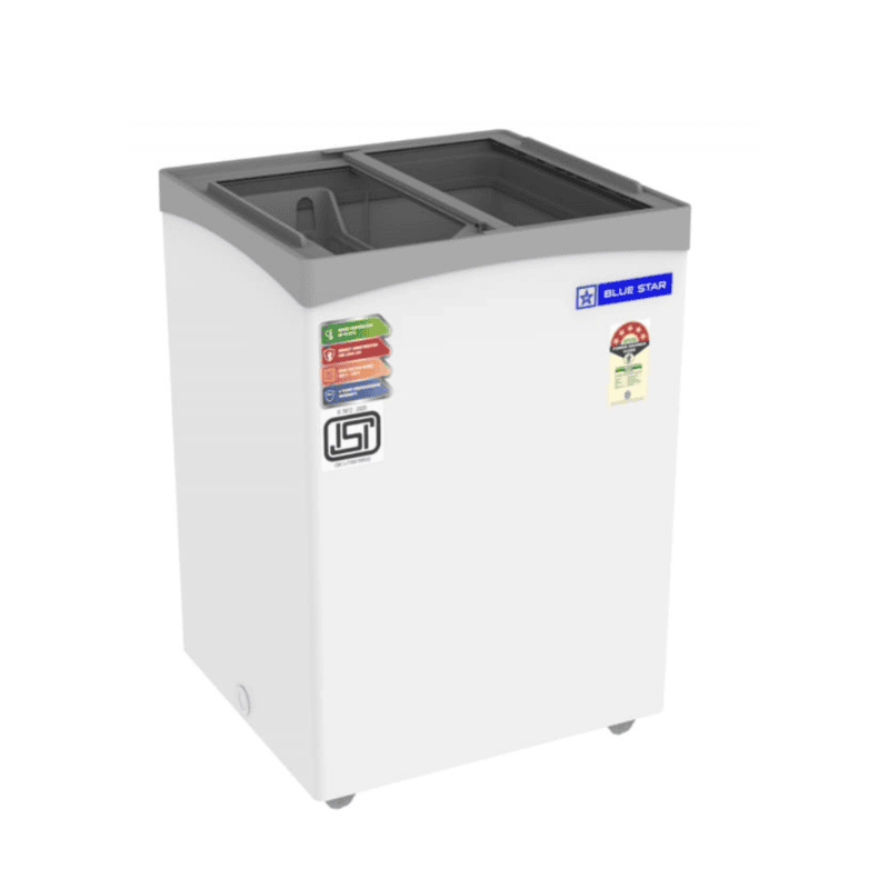 Shop Online Blue Star Flat Glass Top Deep Freezer GT5-130NP at Me shop