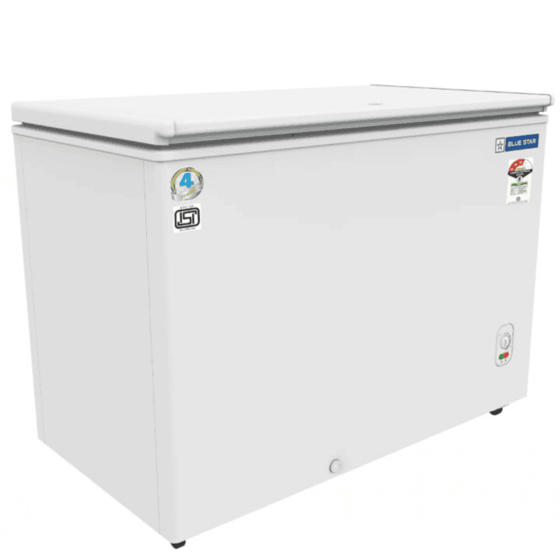 Blue Star Hard Top 300 Litre Chest Freezer CF3-300MEW-SD - Front View
