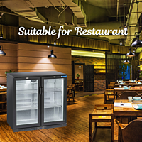 Efficient Cooling for Bars and Restaurants: The Blue Star 2-door backbar chiller Efficient Cooling for Bars and Restaurants: The Blue Star 2-door backbar chiller