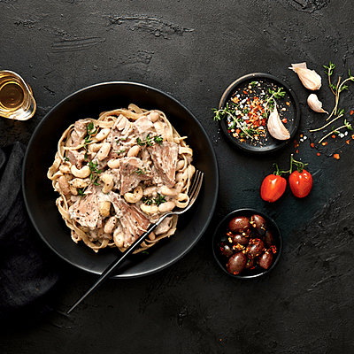 The Jack Man Alfredo Jackfruit and White Beans 500g The Jack Man Alfredo Jackfruit and White Beans 500g