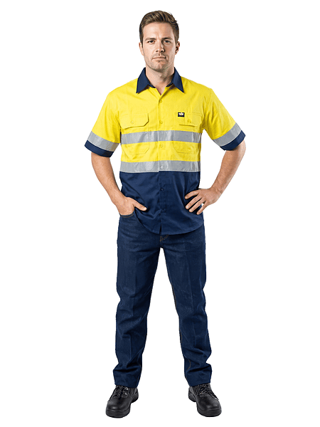 Hi-Viz Vented S/S Workshirt