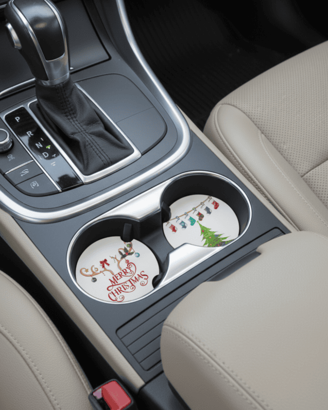 Christmas Car Coasters