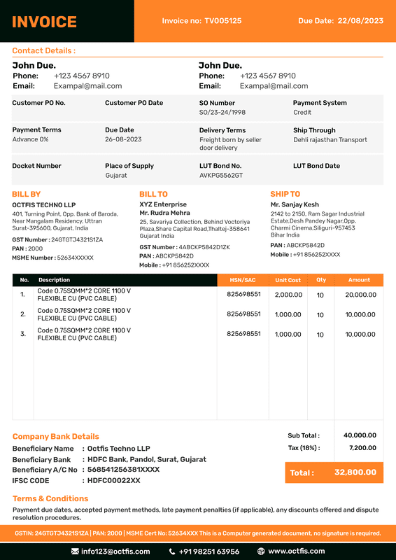 Invoice Template-6 Invoice Template-6