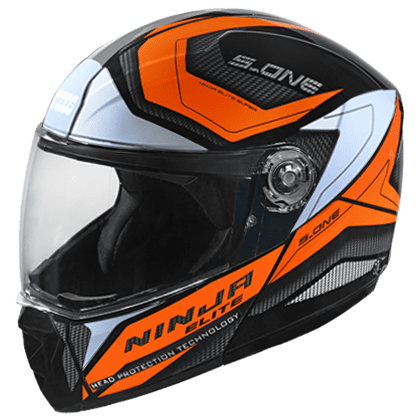 STUDDS NINJA ELITE SUPER D4 BLACK N10 ORANGE C/V (XL)