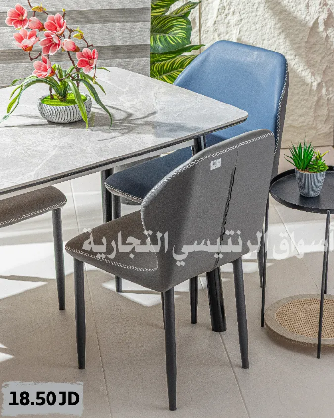 كرسي سفرة منجد بلونين