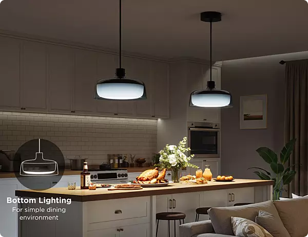 Govee RGBICWW Pendant Light – Multi-Zone RGBIC Smart LED with Matter Support