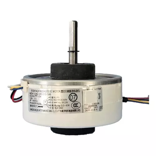 Motor Evaporador Para Minisplit Mirage 1 Ton 220V, Modelo: ZKFP-13-8-4 DC310V