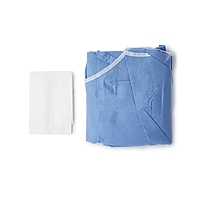 McKesson Sterile AAMI Level 3 Surgical Gown with Towel, Blue