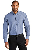 W382  CAMISA CHAMBRAY CABALLERO ML PORT AUTHORITY