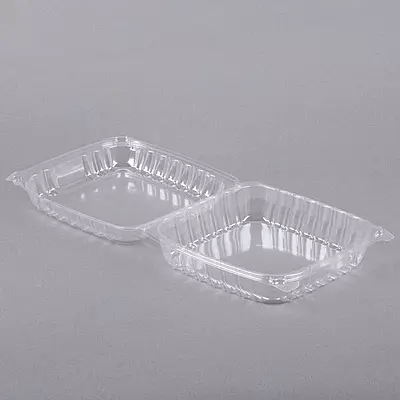 Dart ClearSeal Hinged Lid Plastic Container