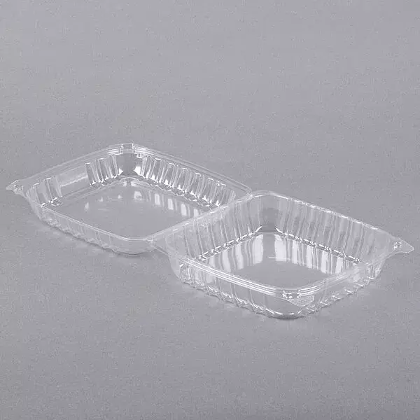 Dart ClearSeal Hinged Lid Plastic Container