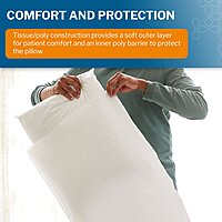 McKesson Disposable Pillow Protector White (CS/100EA)