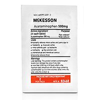McKesson Acetaminophen 500 mg Unit Dose Tablets, 250 Packs/Box