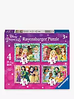 Disney Princess 4 in a Box Jigsaw Puzzle