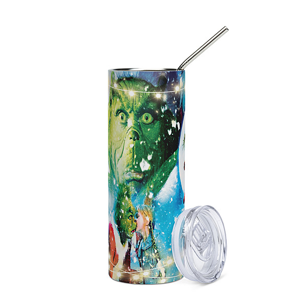 The Grinch Who Stole Christmas Skinny Tumbler – Classic Holiday Movie Drinkware
