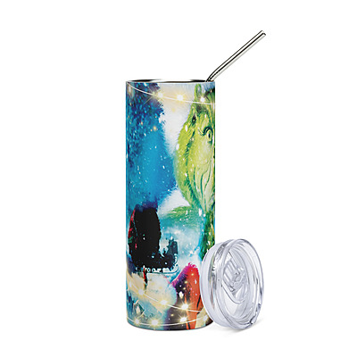 The Grinch Who Stole Christmas Skinny Tumbler – Classic Holiday Movie Drinkware