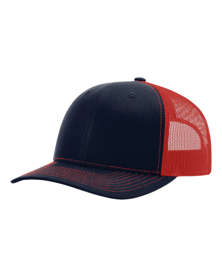 Richardson 112 Trucker Hat Navy/Red Richardson 112 Trucker Hat Navy/Red