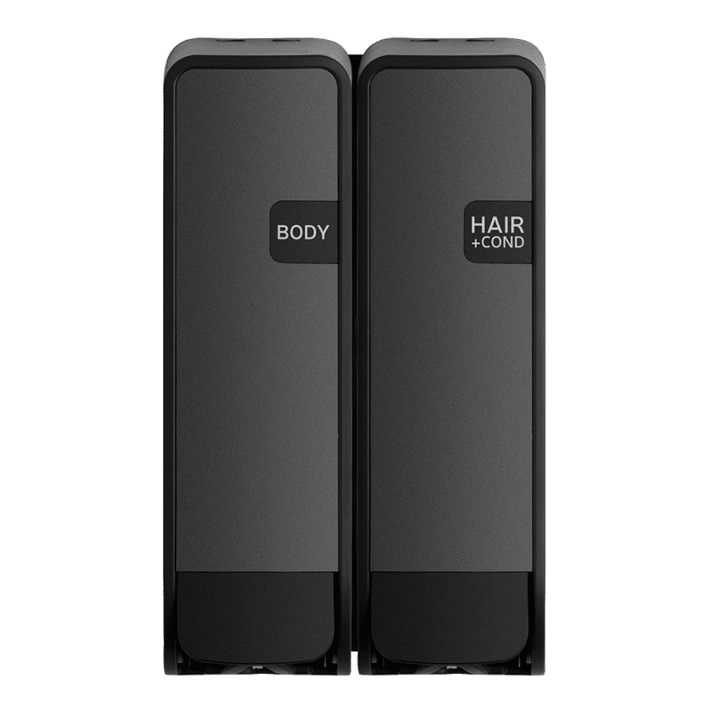 Quartz Double Dispenser Black