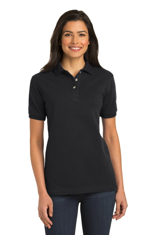 L420 PLAYERA POLO DAMA MC PORT AUTHORITY HEAVYWEIGHT COTTON