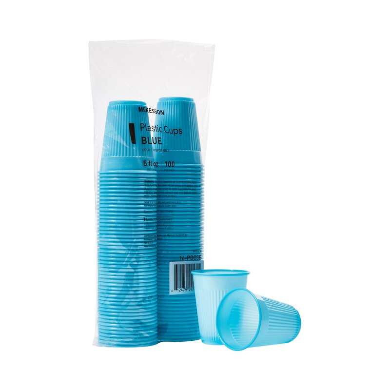 Disposable Polypropylene Drinking Cup – 5 oz, Blue