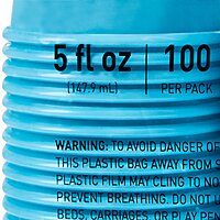 Disposable Polypropylene Drinking Cup – 5 oz, Blue Disposable Polypropylene Drinking Cup – 5 oz, Blue