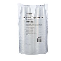 McKesson Drinking Cup 5 oz. Clear Polypropylene Disposable 