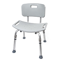 McKesson Bath Bench, Aluminum Frame, Removable Backrest, 19-1/4 Inch Seat Width, 300 lb Capacity, (EA/1) McKesson Bath Bench, Aluminum Frame, Removable Backrest, 19-1/4 Inch Seat Width, 300 lb Capacity, (EA/1)