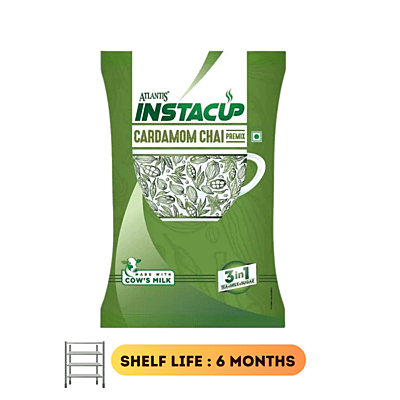 Atlantis Instacup 3 in 1 Instant Cardamom Tea Premix-1000gm-Cardamom Flavor Atlantis Instacup 3 in 1 Instant Cardamom Tea Premix-1000gm-Cardamom Flavor