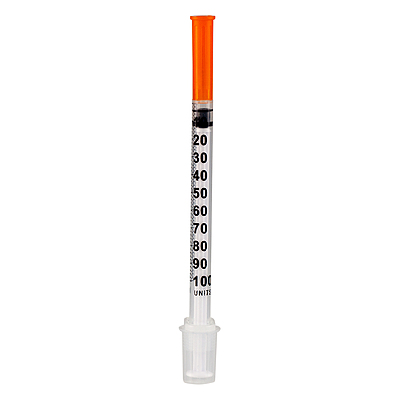 612712B-SOL-Sol-M™ Standard Insulin Syringe with Needle 1 mL 27 Gauge 1/2″ Non-Safety