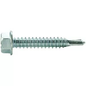 1/4" x 1" Hex Washer Head SDS Zinc, 100/PK