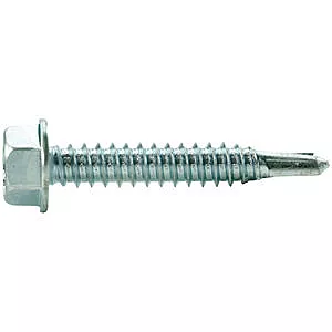 #12 x 2" Hex Washer Head SDS Zinc, 100/PK