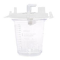 McKesson Suction Canister – 1200 mL Capacity, Pour Lid