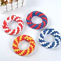 Braided Cotton Rope Ring Dog Toy