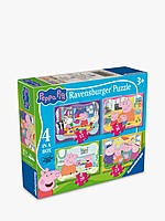 Peppa Pig 4 in a Box Jigsaw Puzzle - Family Time