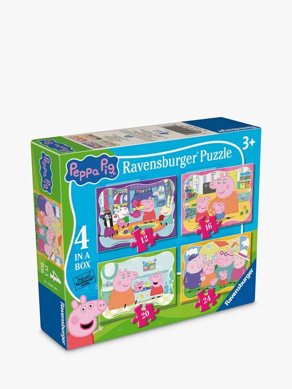 Peppa Pig 4 in a Box Jigsaw Puzzle - Family Time