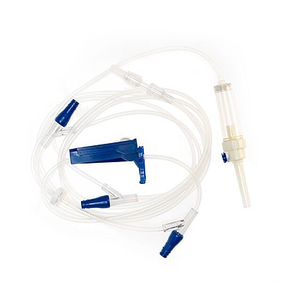 TrueCare™ IV Pump Set 1 Port 10 Drops / mL 102 Inch Tubing (BX/50EA)