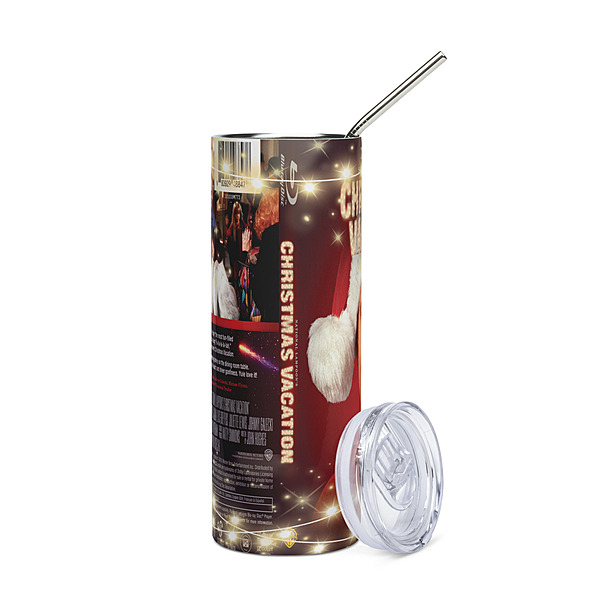 Christmas Vacation Movie Skinny Tumbler – Classic Holiday Film Drinkware