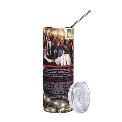 Christmas Vacation Movie Skinny Tumbler – Classic Holiday Film Drinkware