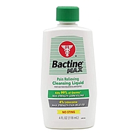 Bactine® MAX Pain Relieving Antiseptic Topical Liquid 4 oz Bottle (EA) Bactine® MAX Pain Relieving Antiseptic Topical Liquid 4 oz Bottle (EA)