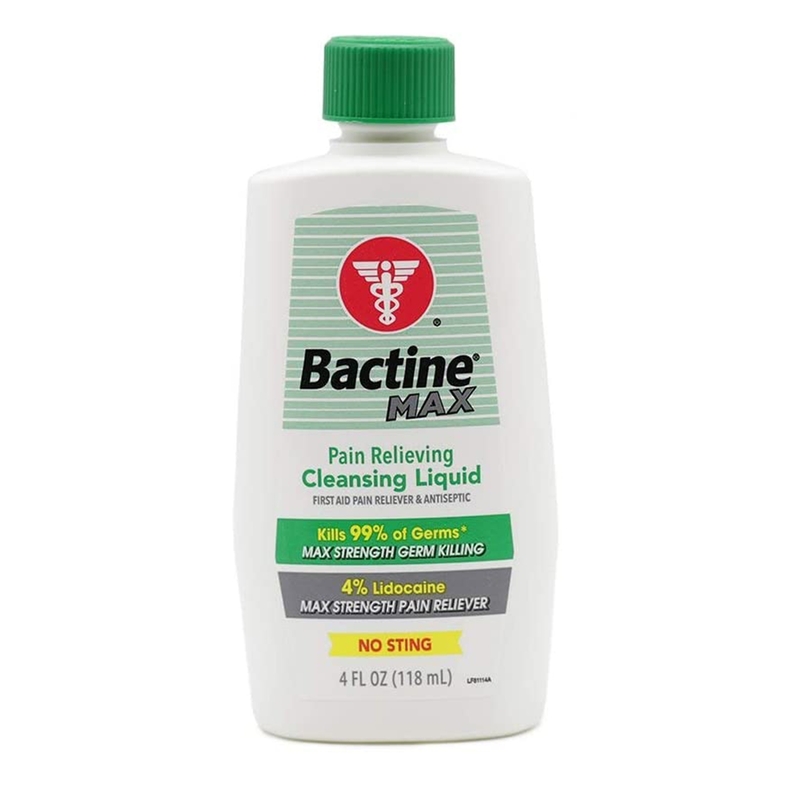 Bactine® MAX Pain Relieving Antiseptic Topical Liquid 4 oz Bottle (EA)