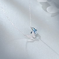 Twin Butterfly Crystal Necklace