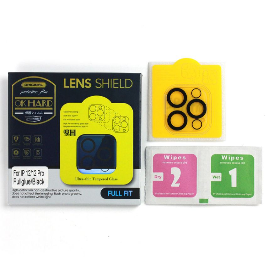 Ok Hard Lens Shield for IPhone 12PRO Protect Your Camera From Scratch And Breakage.