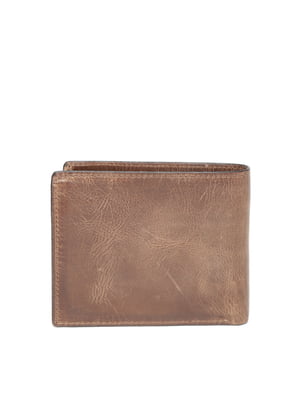 Men Brown Genuine Cowhide Leather Wallet