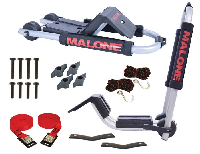 Malone Downloader Folding J-Style Kayak Carrier w/Boarding Ramp Malone Downloader Folding J-Style Kayak Carrier w/Boarding Ramp