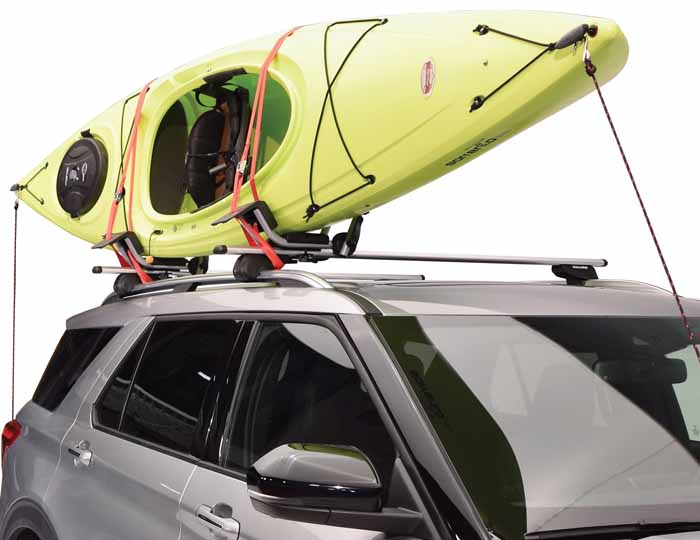 Malone Downloader Folding J-Style Kayak Carrier w/Boarding Ramp Malone Downloader Folding J-Style Kayak Carrier w/Boarding Ramp