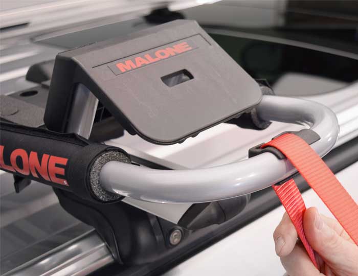 Malone Downloader Folding J-Style Kayak Carrier w/Boarding Ramp Malone Downloader Folding J-Style Kayak Carrier w/Boarding Ramp