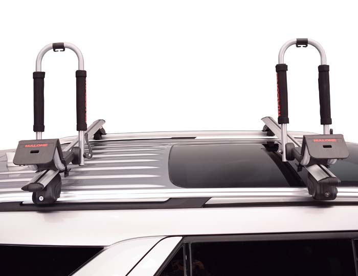 Malone Downloader Folding J-Style Kayak Carrier w/Boarding Ramp Malone Downloader Folding J-Style Kayak Carrier w/Boarding Ramp