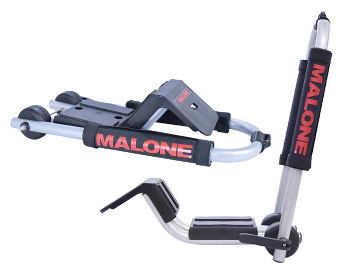 Malone Downloader Folding J-Style Kayak Carrier w/Boarding Ramp Malone Downloader Folding J-Style Kayak Carrier w/Boarding Ramp