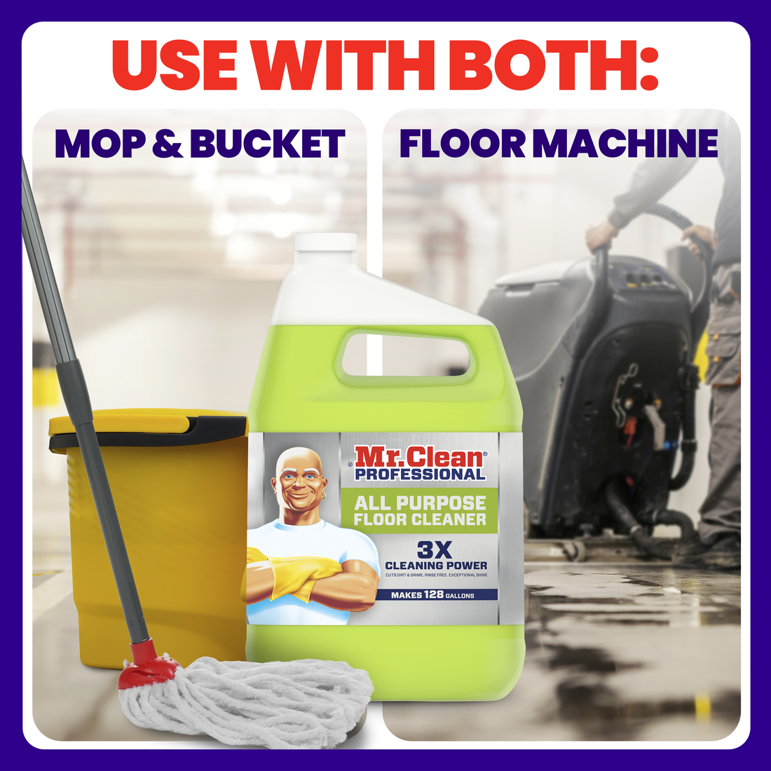 P&G Professional Mr. Clean Finished Floor Cleaner 1 Gallon Bulk Liquid Concentrate 3 / cs