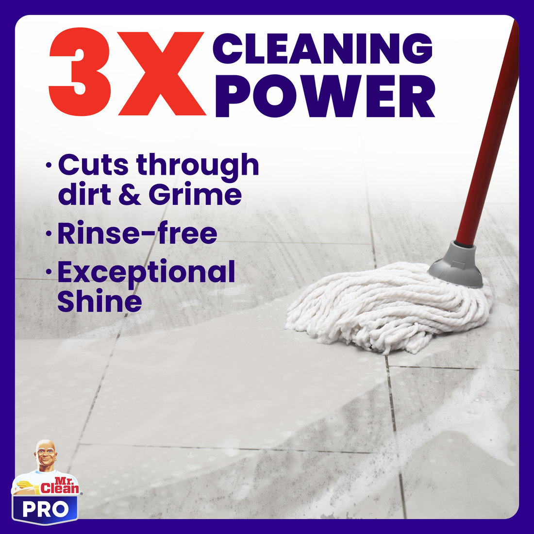 P&G Professional Mr. Clean Finished Floor Cleaner 1 Gallon Bulk Liquid Concentrate 3 / cs